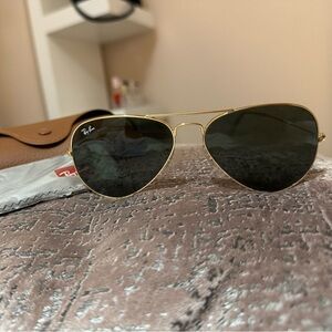 Authentic Rayban Aviator sunglasses